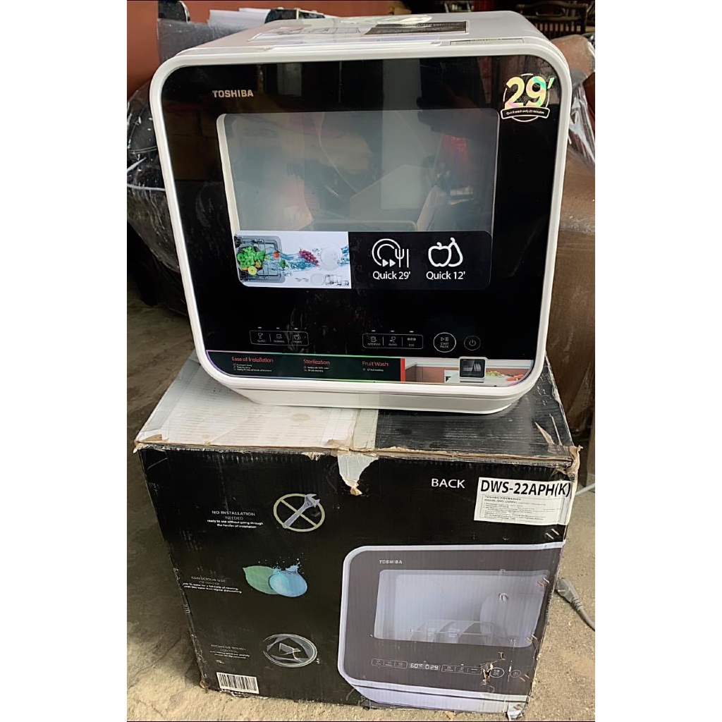 Toshiba Mini Dishwasher DWS22APH(K) Shopee Philippines