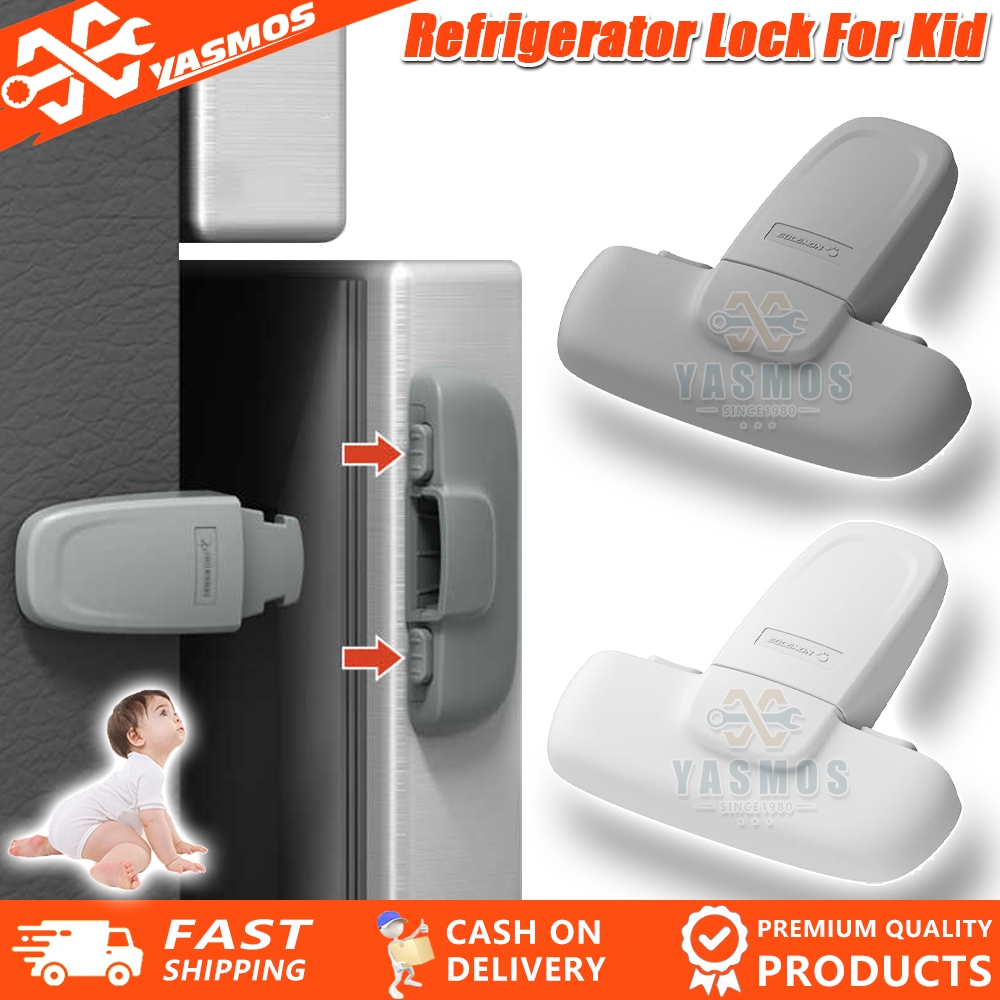 Yasmos Baby Safety Lock Refrigerator Door Lock Home Cabinet Protector ...
