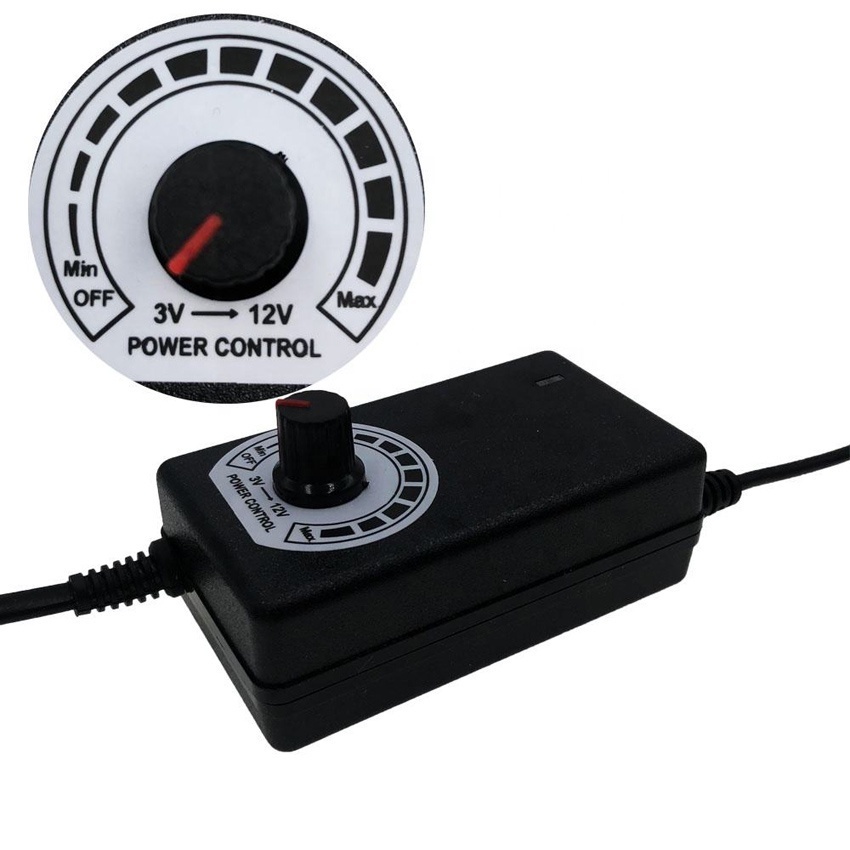 Adjustable ON/OFF Power Adapter 3V-12V 2A of voltage 3V to 12V 1A 2A ...