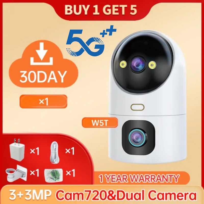 V380 Pro CCTV Camera Indoor Outdoor No WIFI Needed 5G Phone HD 3+3MP ...