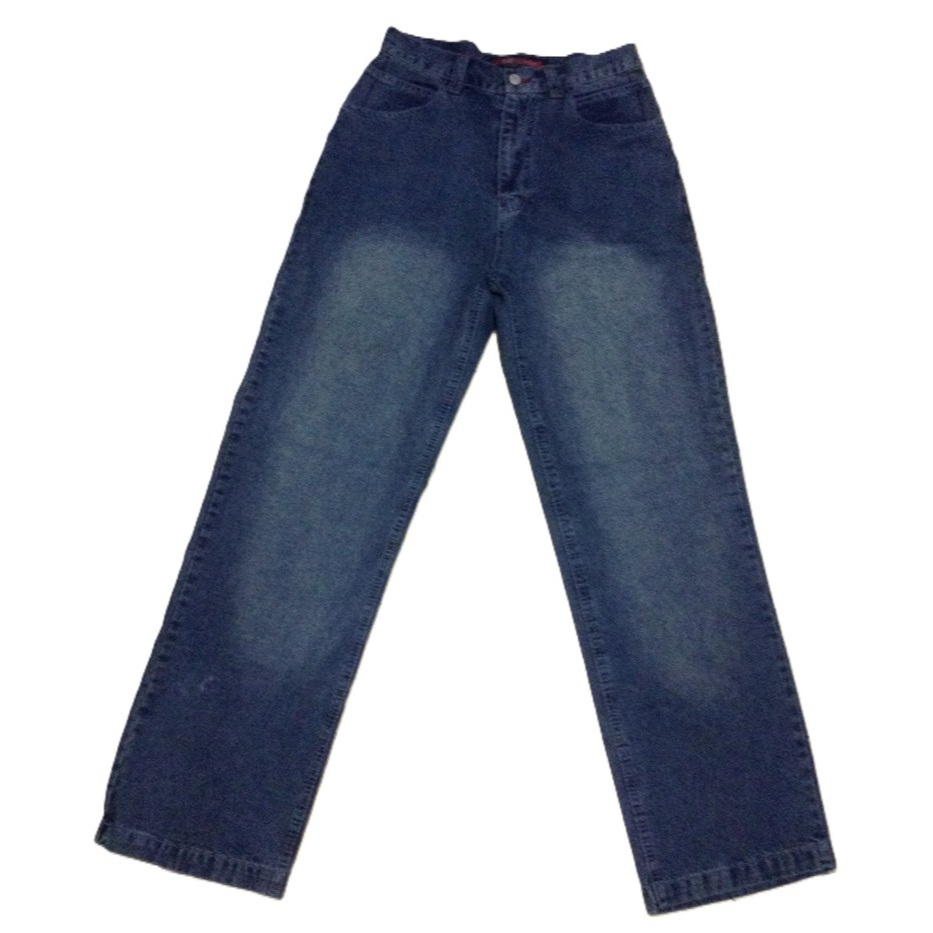 CLUB R #8499 MENS DENIM PANTS STRAIGHT CUT WITH BLASTING | Shopee ...