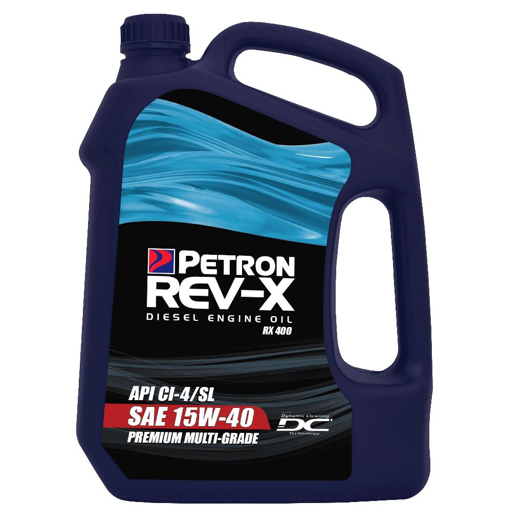 Petron Rev-X RX400 Premium Multi-Grade Diesel Engine Oil SAE 15W-40 (4 ...