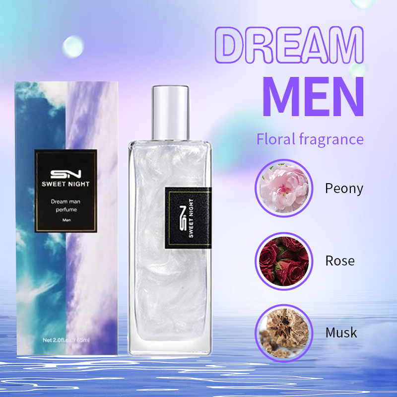 Colorful Shimmer Body Mist Perfume 65mL Glass Transparent Bottle Men's ...