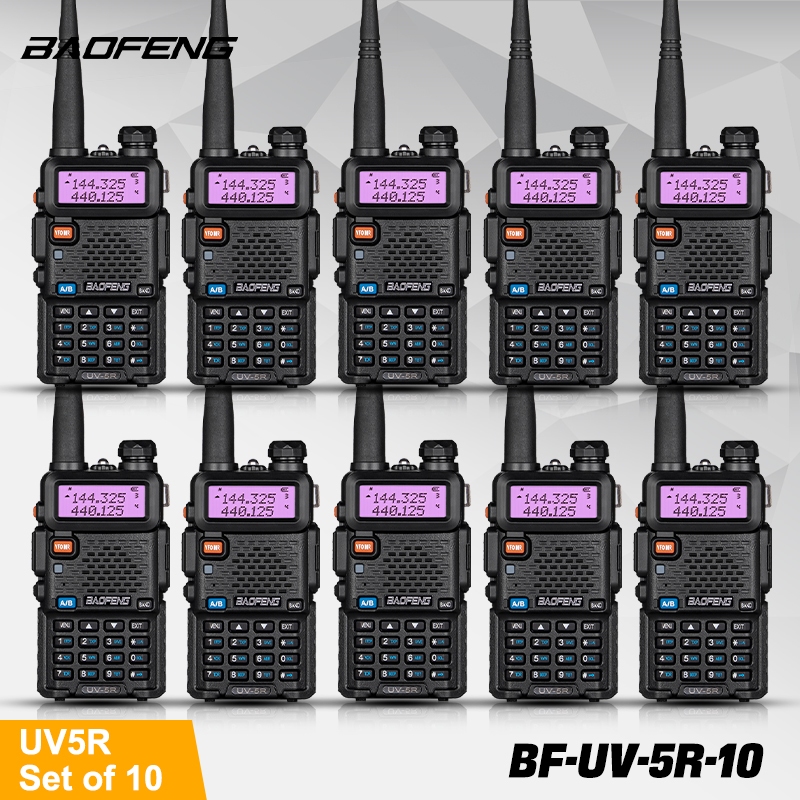 Baofeng Uv5r Two Way Radio 5w 128ch Portable Walkie Talkie Dual Band