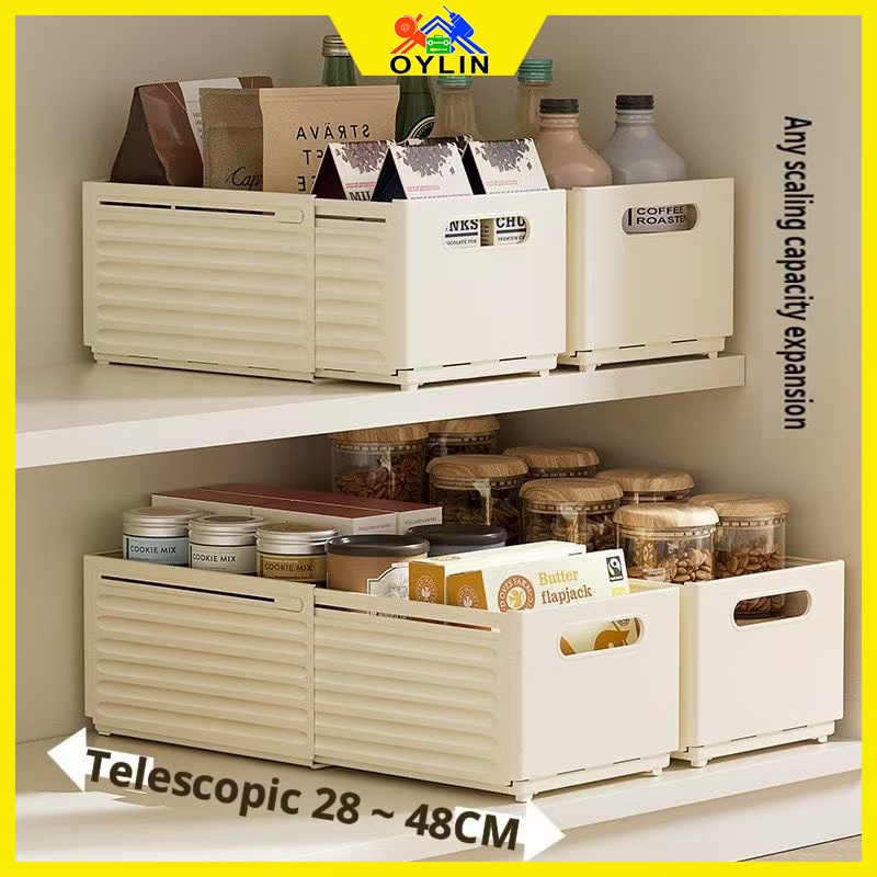 Retractable Extended Storage Box Plastic Drawer Clothing Cabinet ...