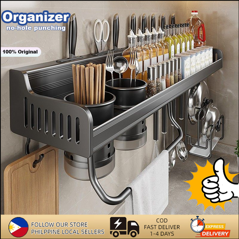 Condiments Organizer Utensils Organizer Spice Rack Knife Holder Kitchen ...
