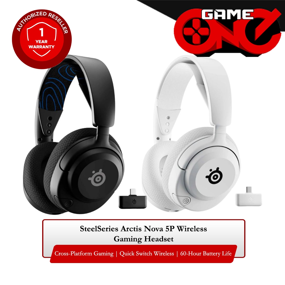 SteelSeries Arctis Nova 5P Wireless Gaming Headset for PS4, PS5 & PC