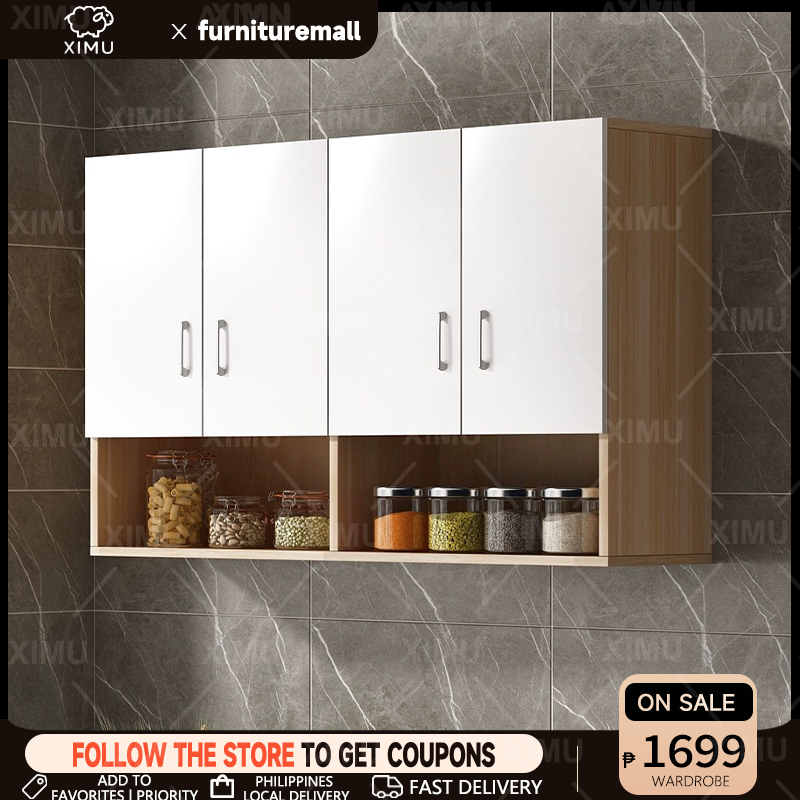 Kitchen Wall Cabinet Wall-mounted Storage Cabinet Cupboard, Balcony ...