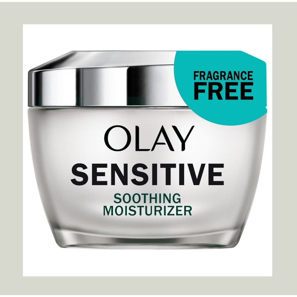Olay Sensitive Face Moisturizer Cream with Colloidal Oatmeal Skin