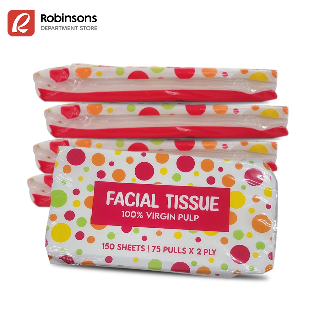5packs Facial Tissue 2ply 75pulls (Robinsons Department Store Exclusive ...