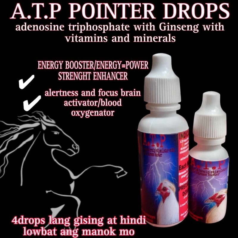 ATP POINTING DROPS(FOR CONDITIONING GAMEFOWLS) | Shopee Philippines