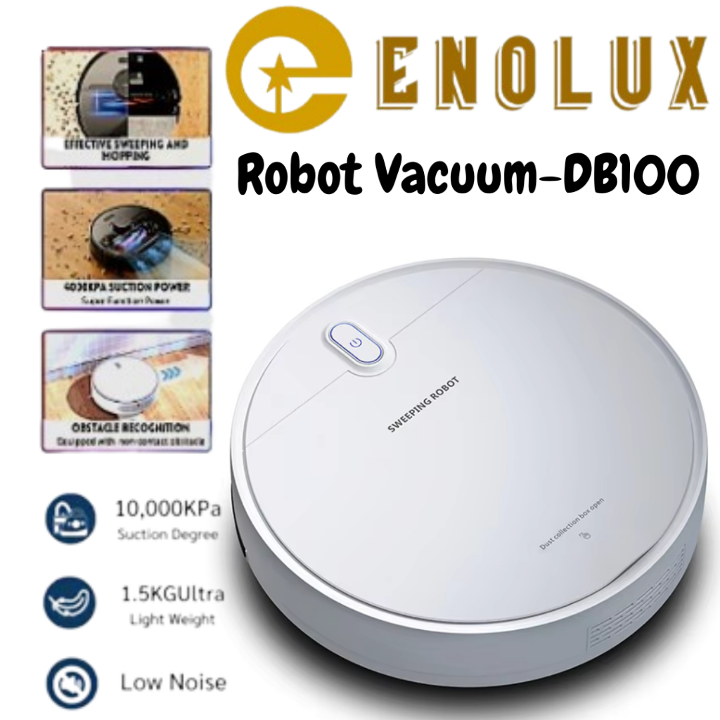 Robot Enolux-DB100/ DB300 Cleaner for Home Auto Charging TrueDetect 3D ...