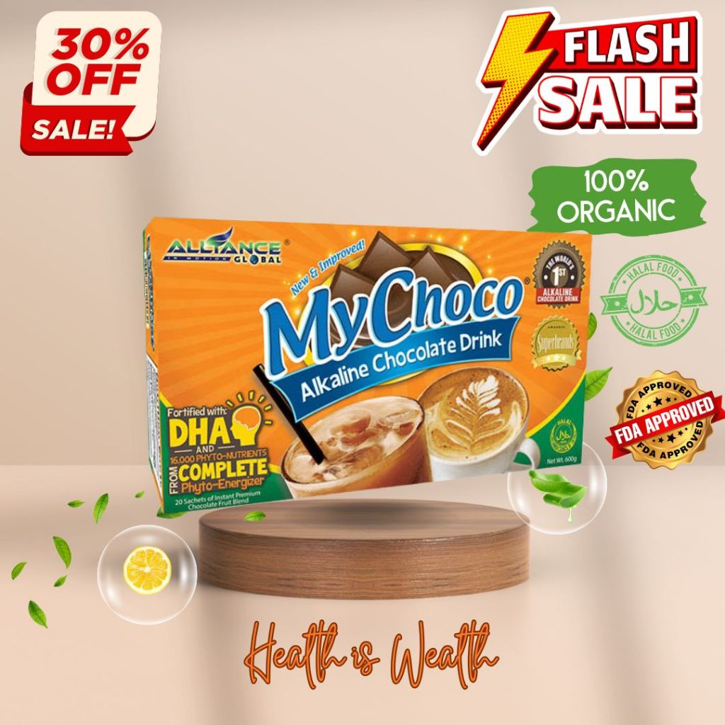 Mychoco Alkaline Chocolate Drink 20 sachets | Shopee Philippines