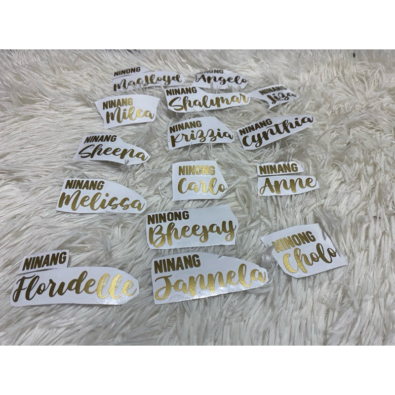 DECAL/VINYL STICKER NAMES FOR MUG MOTOCYCLE MIRROR Shopee Philippines