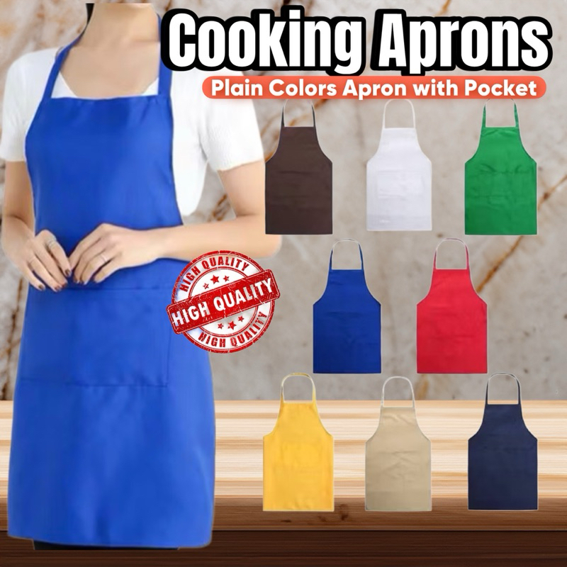Affordable Quality Apron Washable Hang Neck Apron Kitchen Apron Plain ...