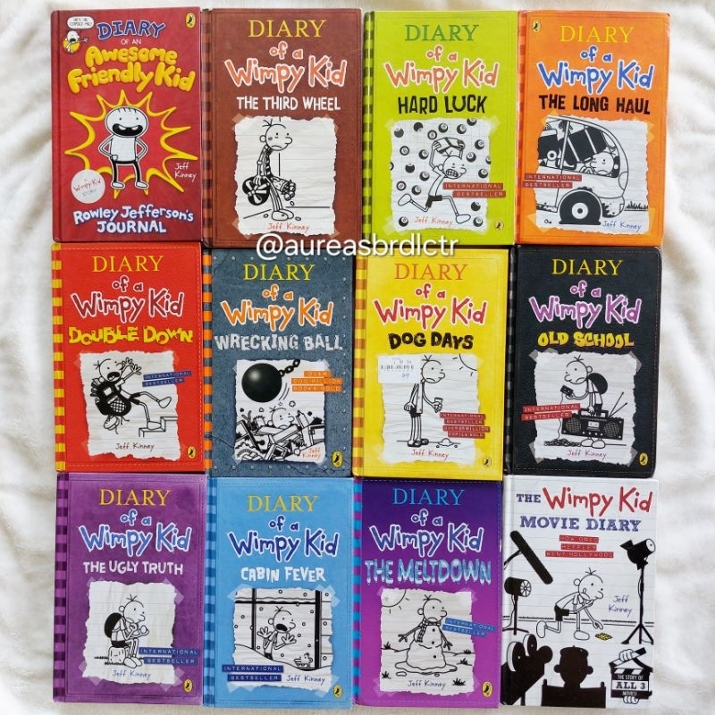 Diary of a Wimpy Kid by Jeff Kinney (Hardbound Authentic Preloved