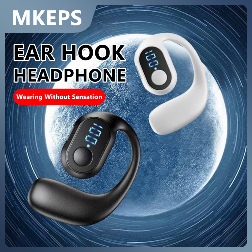 MKEPS KY2 Pro Single Erabuds Ear Clip Earphone Bluetooth Headphones ...
