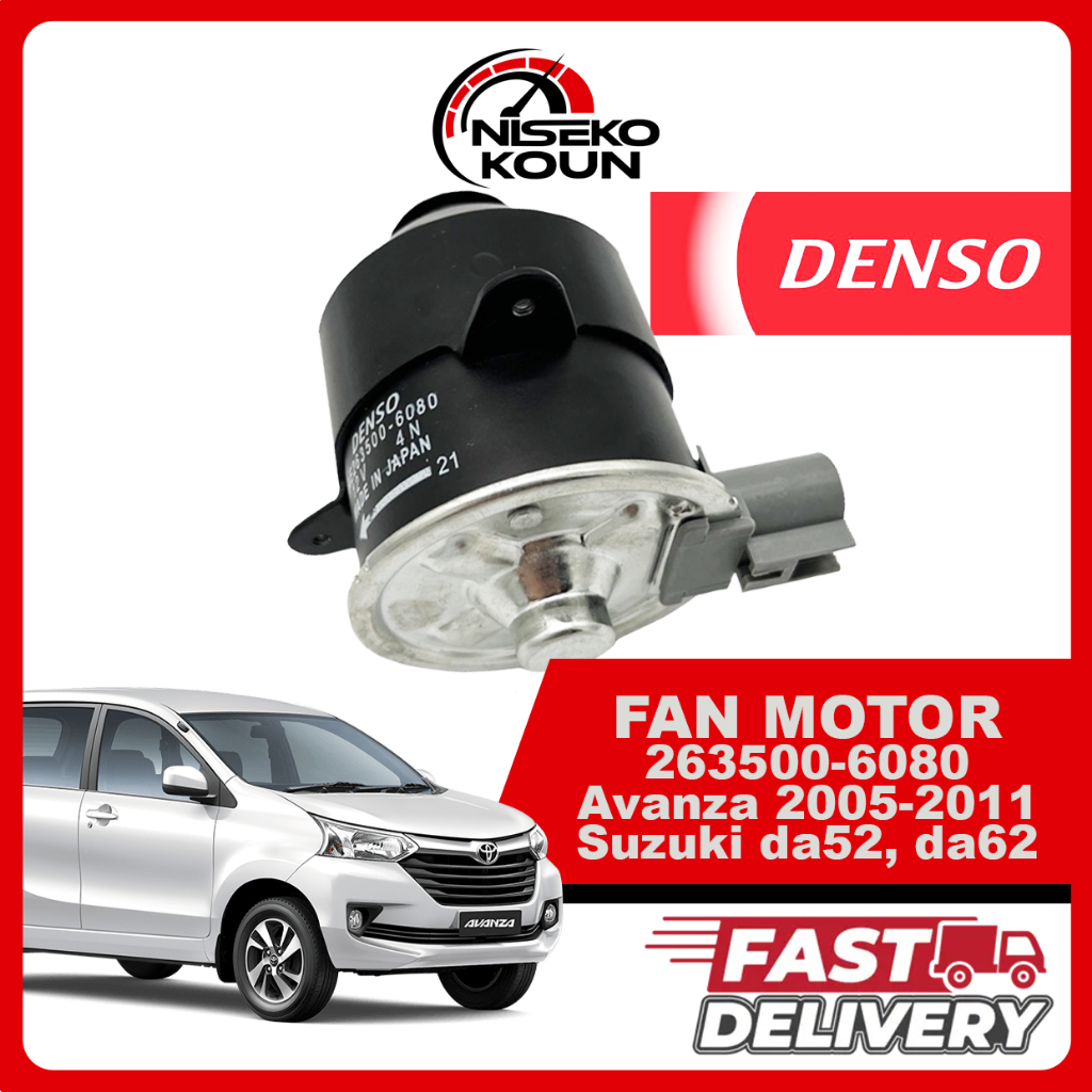 FAN MOTOR 263500-6080 Avanza 2005-2011 Suzuki da52, da62 | Shopee ...