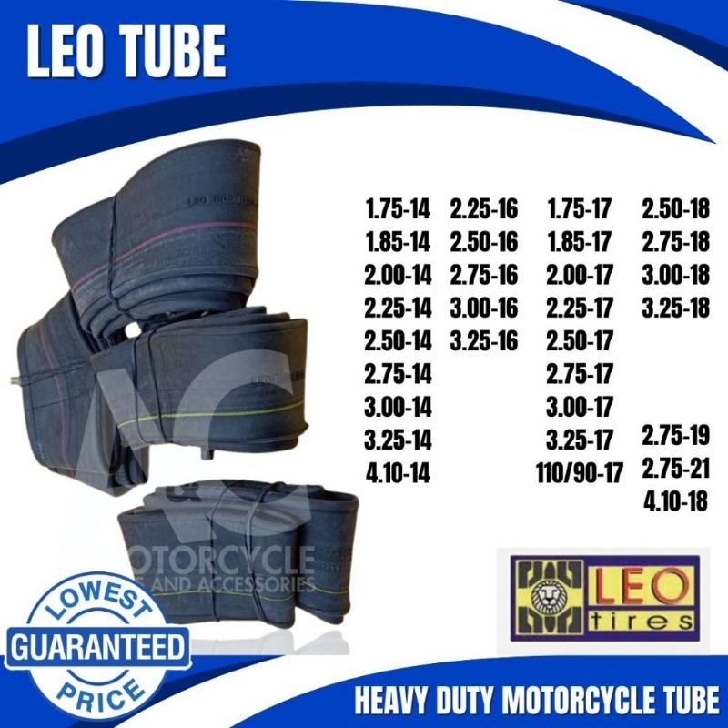 MOTORCYCLE TUBE / INNER TUBE for 14