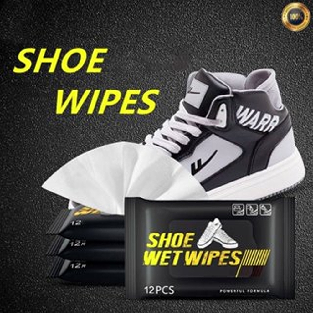 White shoe cleaning wipes, disposable shoe rags, thickened wipes ...