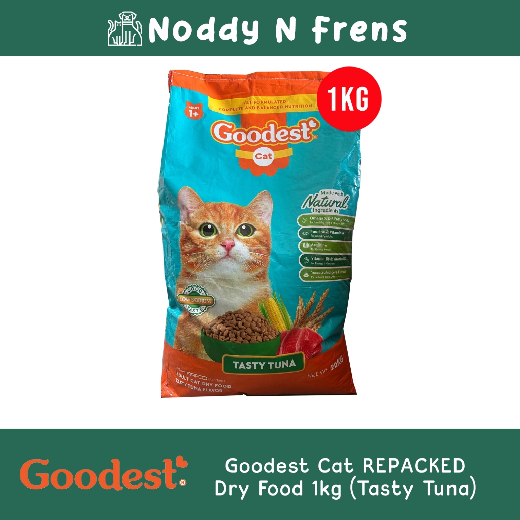 1kg REPACKED Goodest Cat Dry Food - Tuna Flavor (Low Sodium, Natural ...