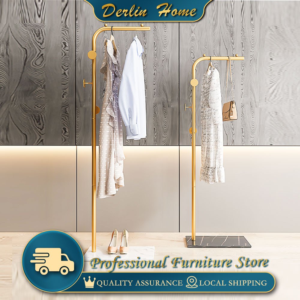 (COD) Modern Metal Coat Rack aestheticclothes rack hanger rack ...