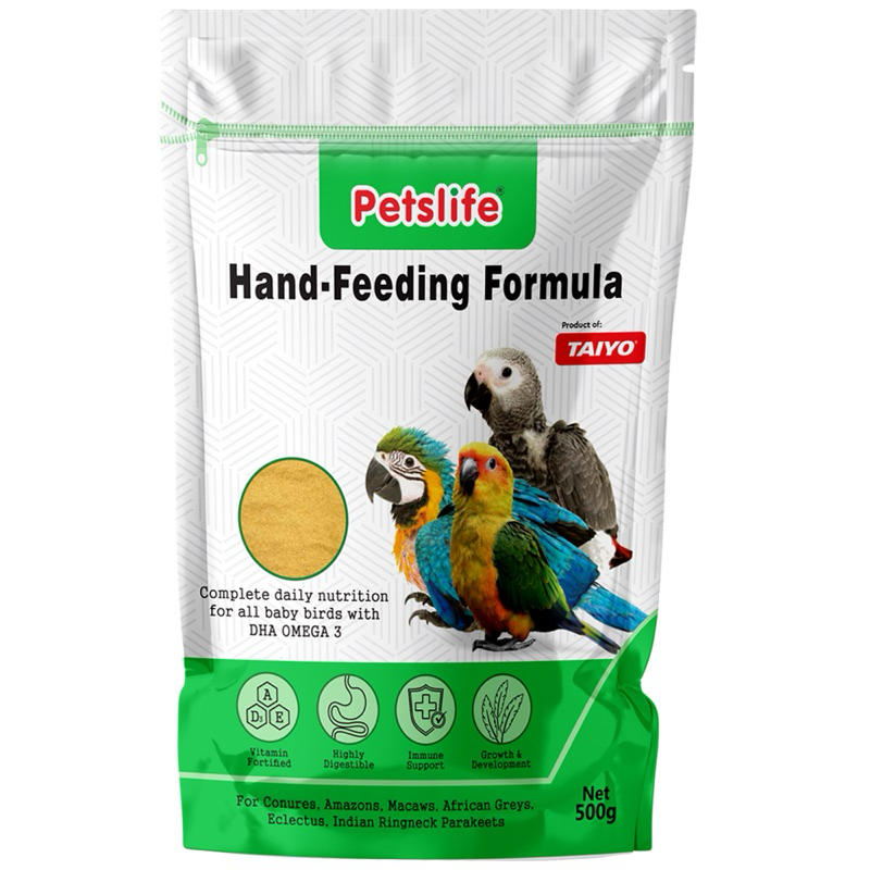 PETSLIFE HANDFEEDING FORMULA FOR ALL BABY BIRDS PARROT 250g | Shopee ...