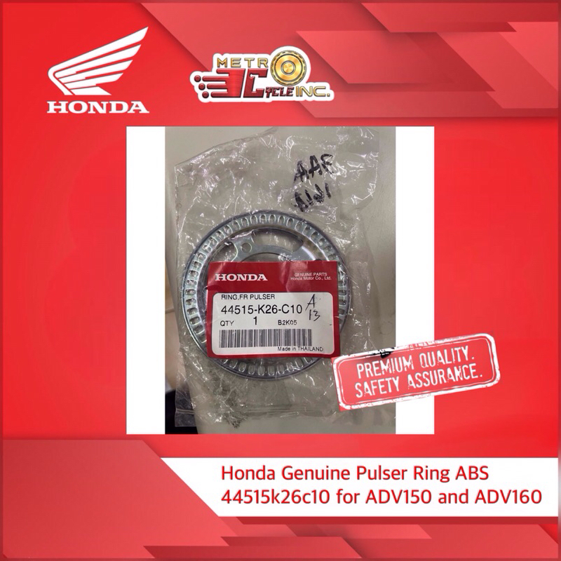 Honda Genuine Pulser Ring ABS 44515k26c10 for ADV150 and ADV160 ...