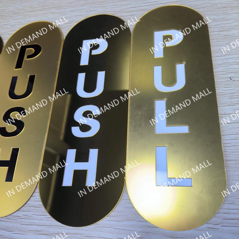Fast Shipping 20CM*7CM Acrylic Signage Shop Door Pull Push Sign ...