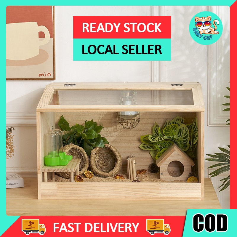 Photo inspiration: Hamster Cage Breeding Ideas For A Beginner Reference: Small Pet Chicken Hamster Wooden Breeding Cage Pet Nest Panoramic