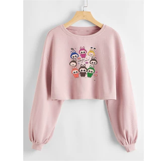 Personalisiertes Labubu Outfit - 2-teilig Mit Pullover & Hut Für 15-17cm Figuren