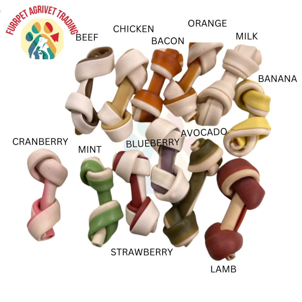 Pawsmart Dog Dental Chew Treats Mini Knotted Bone Dog 2.5 inches PER ...
