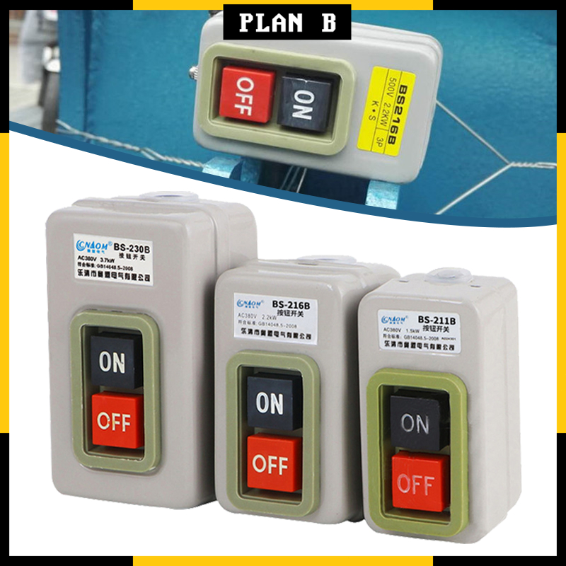 Power Push Button Switch 3 Phase 10a 15a 30a Push Button On Off Opening ...