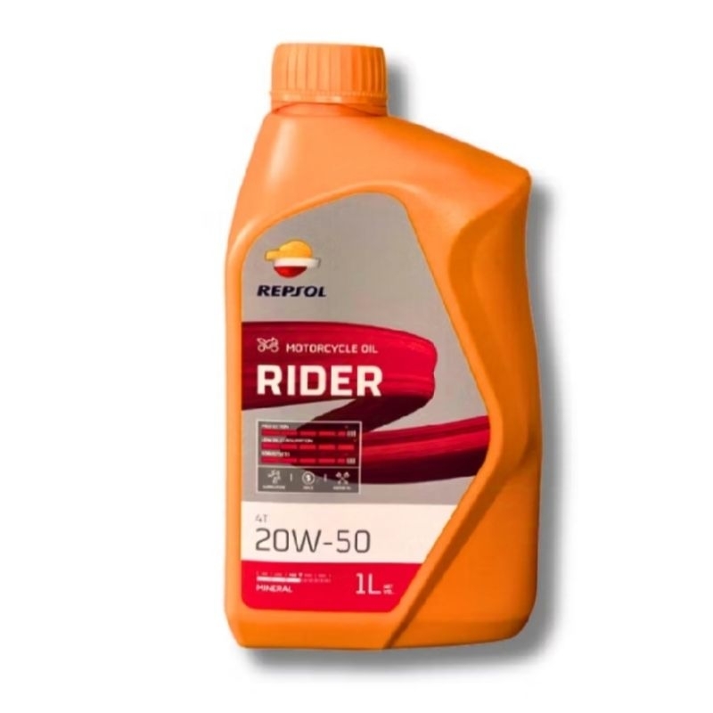 REPSOL RIDER 20W50 1LiTER | Shopee Philippines