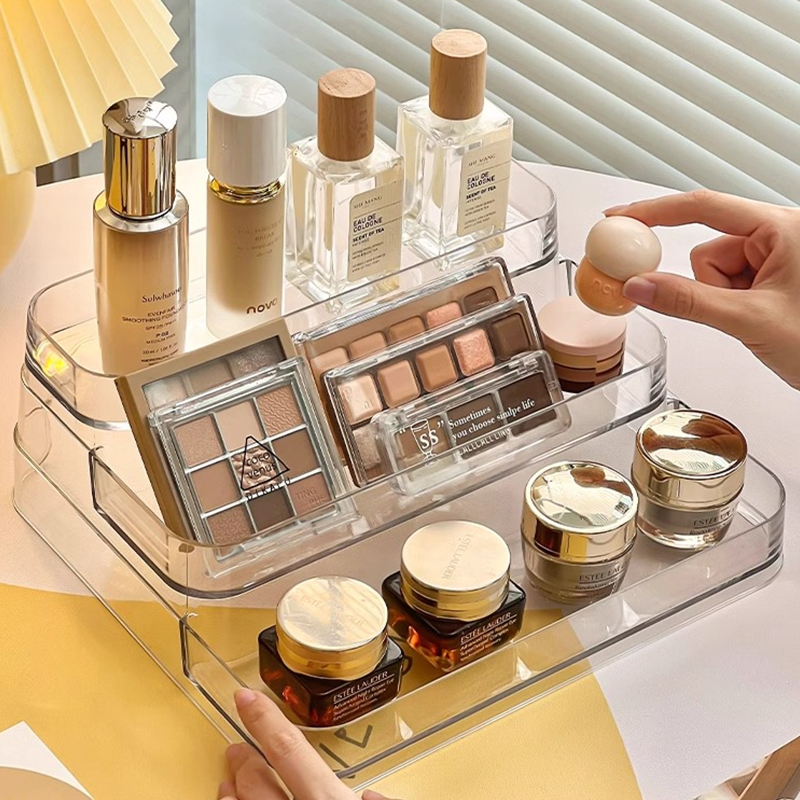 Makeup Organizer Storage Rack Perfume & Skin Care Desktop Organizer ...