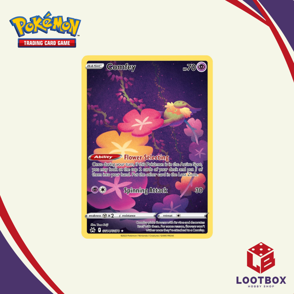 Pokemon Card Game: Comfey (Galarian Gallery) - Crown Zenith | Shopee ...