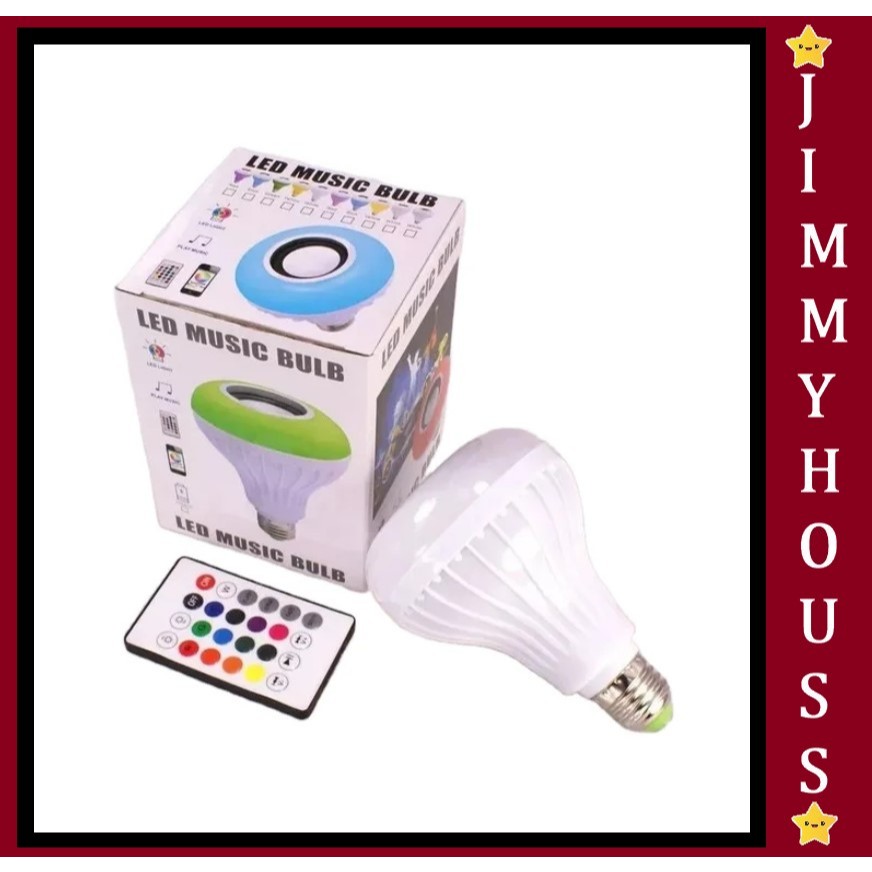 LED MUSIC BULB Bluetooth LED light Lamp Speaker 12W | Shopee Philippines