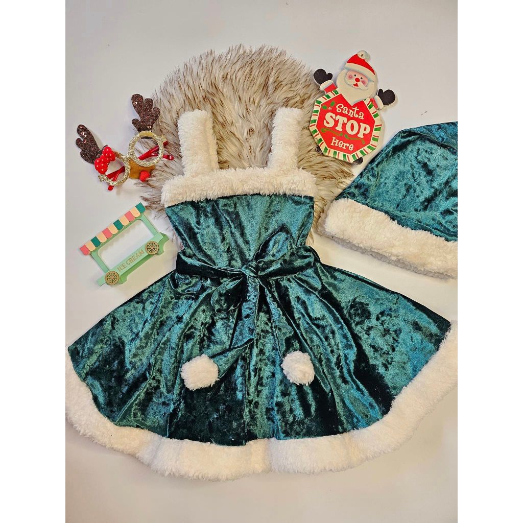 EFG Baby Girl OOTD Santa Christmas Dress for 1year to 9 years | Shopee  Philippines