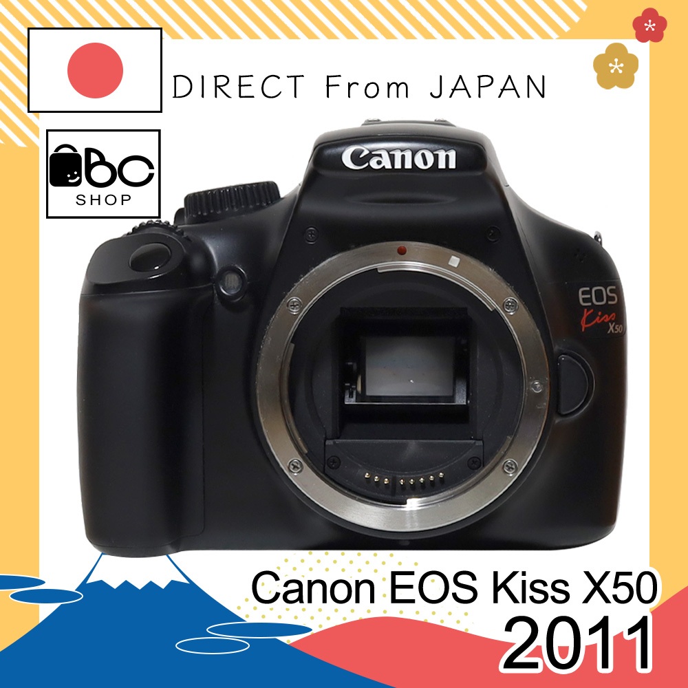 Canon EOS kiss x50 海外モデルで日本語設定済み！動画機能搭載♪ Canon
