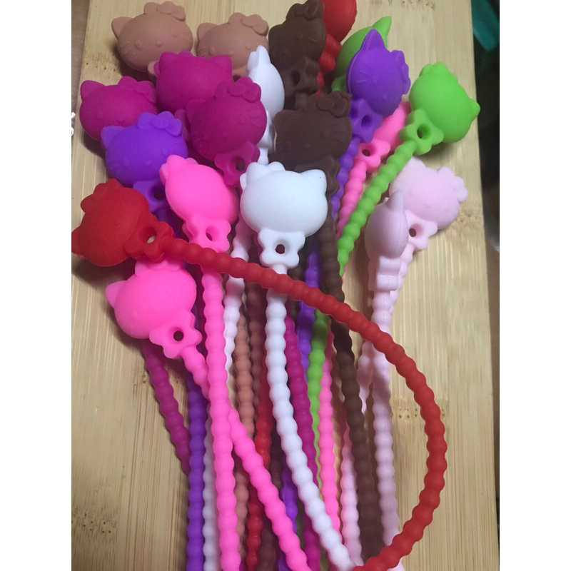 BAG CHARM RUBBER ROPE- hello kitty do it yourself bag chain trending ...