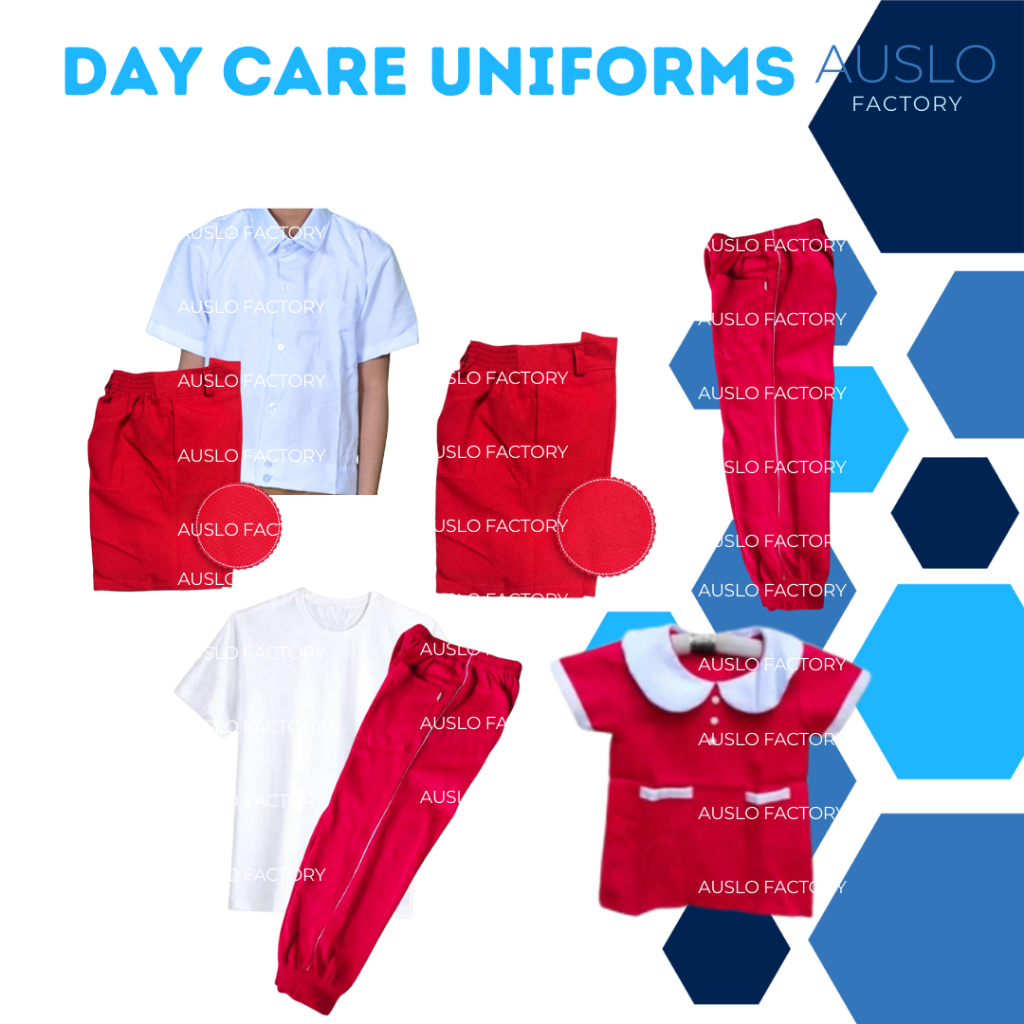 Auslo Factory Day Care Uniform For Kids | Shopee Philippines