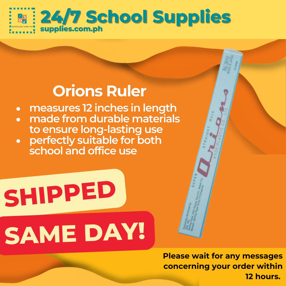 Orions Ruler 12 Inches - High Quality For School And Office Use ...