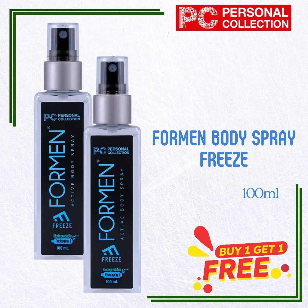 PERSONAL COLLECTION Buy1 take 1 FORMEN Active Body Spray Freeze Perfume ...