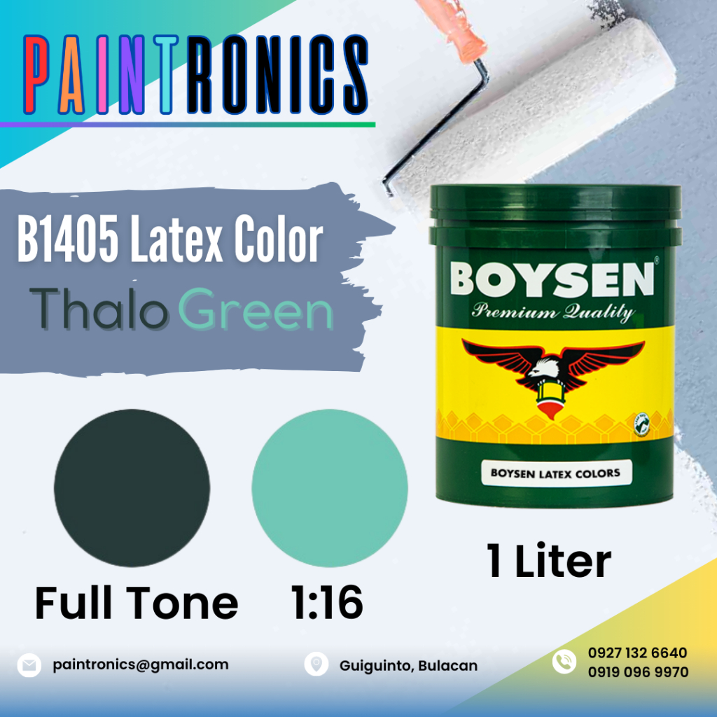BOYSEN Paints Latex Colors | 1L [read the description!] | Shopee ...