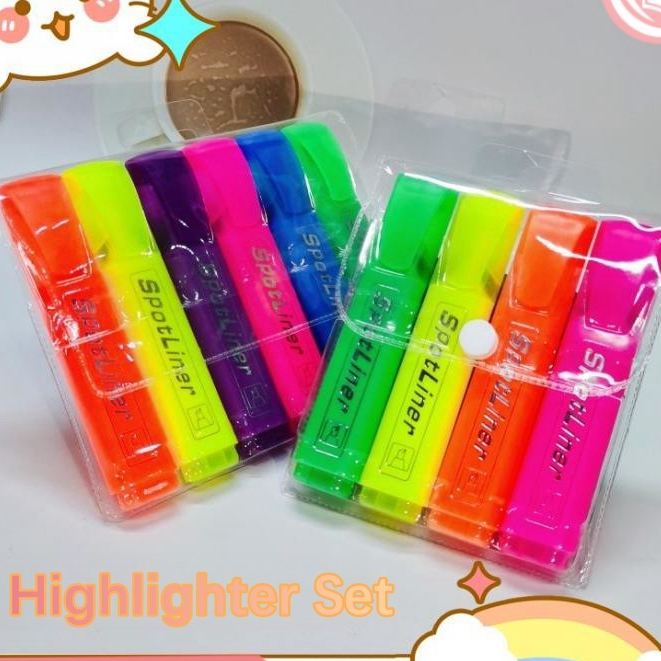 Color Highlighter Set Candy-colored students use markers to highlight ...