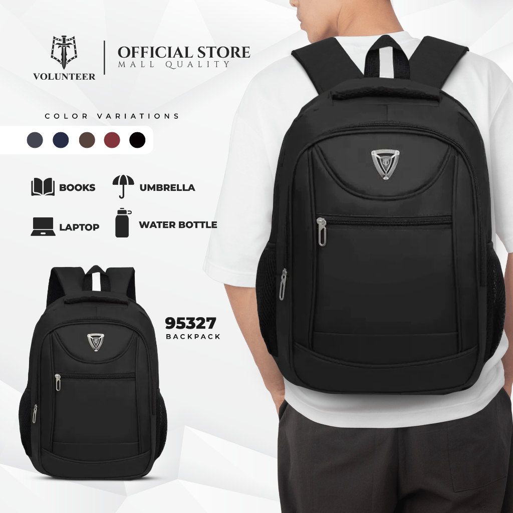 VOLUNTEER School Bag Waterproof Fashion Laptop Backpack Large Capacity Bag  High Quality Travel 95327