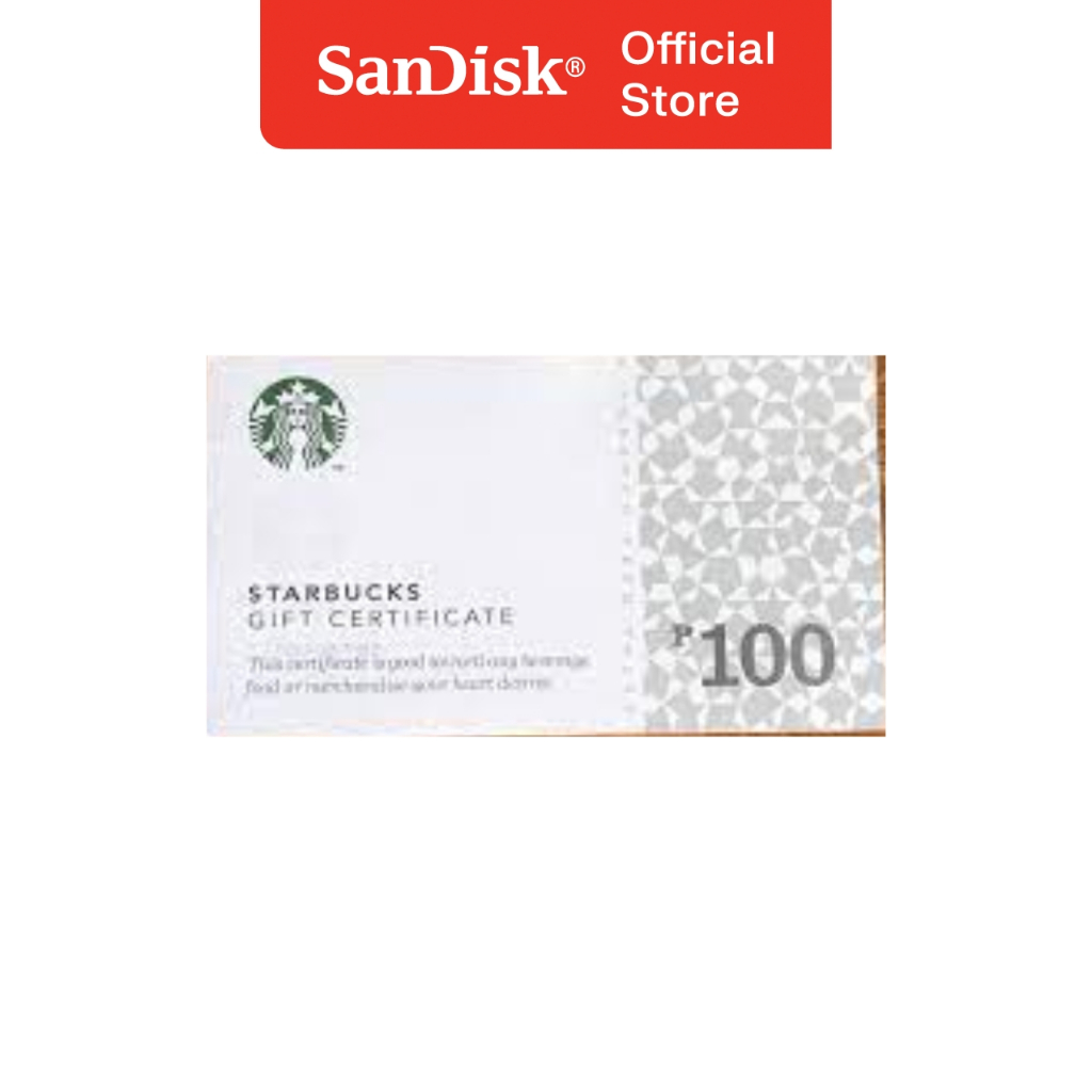 Starbucks Gift Check 100 | Shopee Philippines
