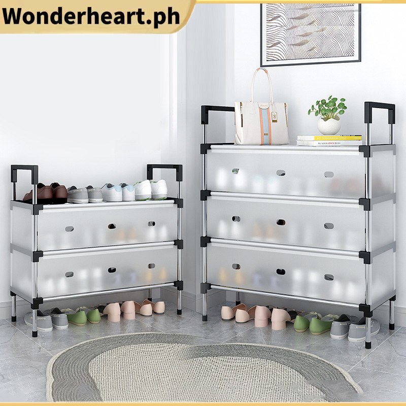 ♾️COD♾️ 3/4/5/6/7 Layer Upgraded Version Dustproof Shoe Rack Simple ...