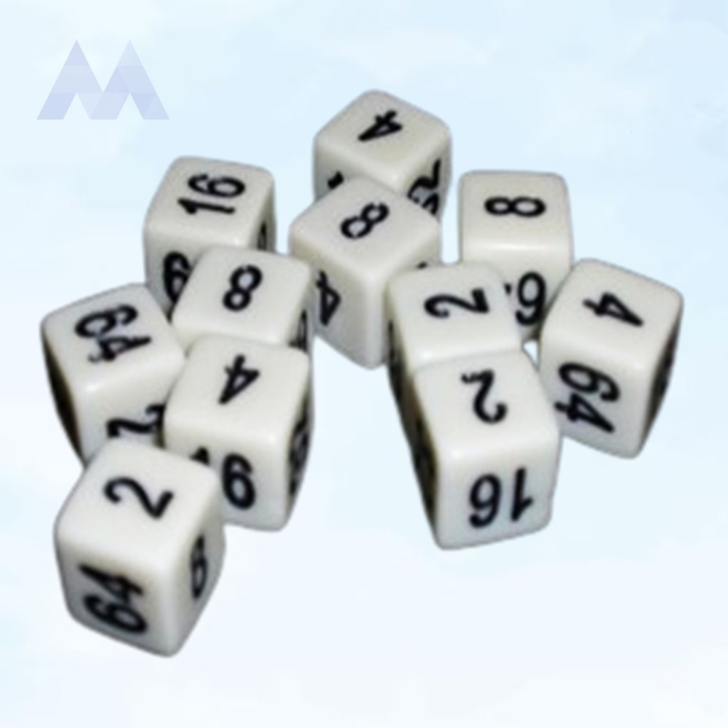 2-4-8-16-32-64 Special Math Dice for Games Events Team Building Party ...