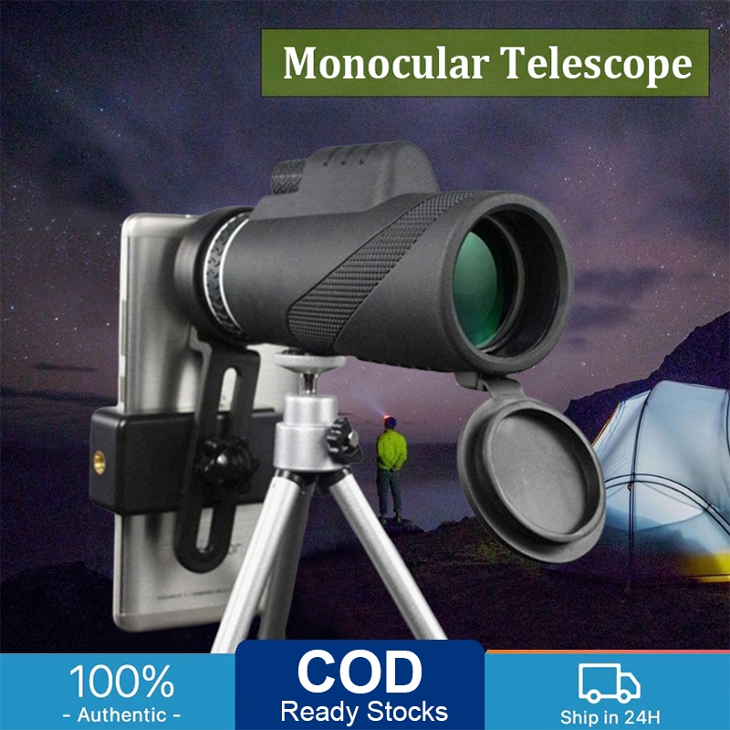 Monocular 40x60 ultra HD night vision zoom lens binoculars for cell ...